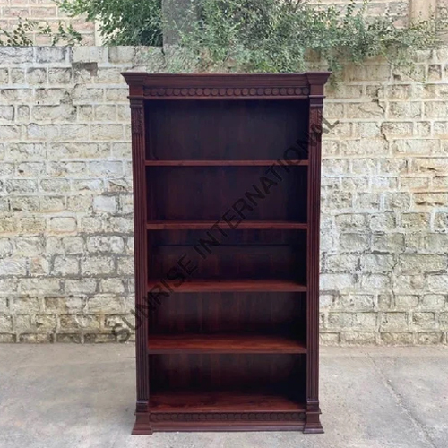 Wooden Bookcase Display Rack