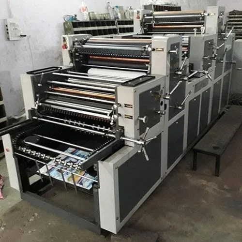 Multi Color Non Woven Bag Printing Machine - Metal, Various Sizes Available | Automatic Operation, Human Machine Interface Control, Warranty Included