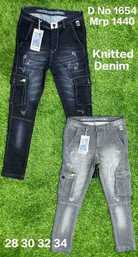 Denim Cargo Jeans