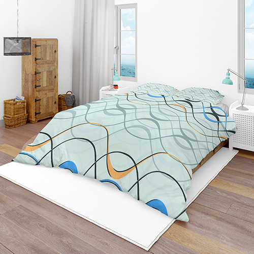 Printed Cotton Bed Sheet - Color: Multicolor