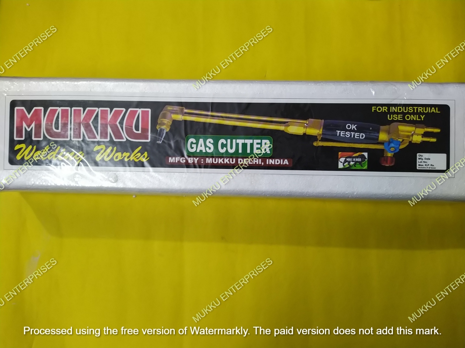 Gas Cutting Torch Manufacturer - Color: Mix