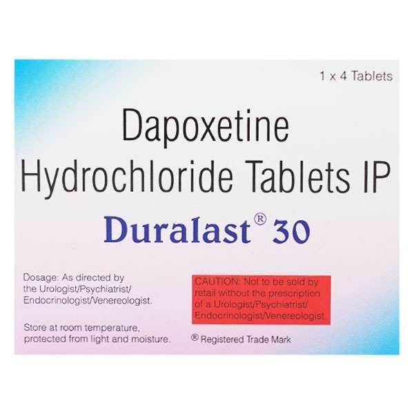 Duralast 30mg Tablets - Storage Instructions: Dry And Cool Place