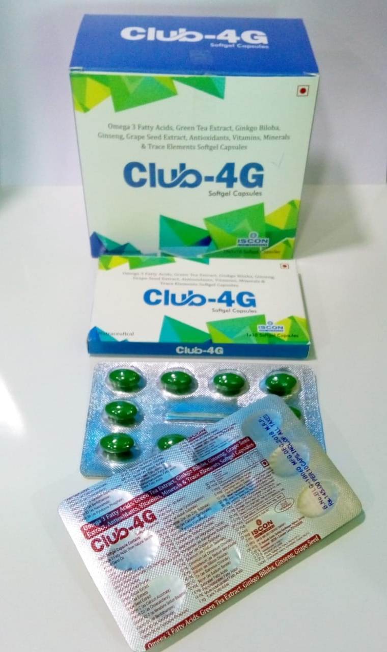 Club-4g Softgel Cap General Medicines