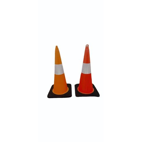 PVC Cone - Plastic Material, Manual Usage , Orange Color for Parking Guidance