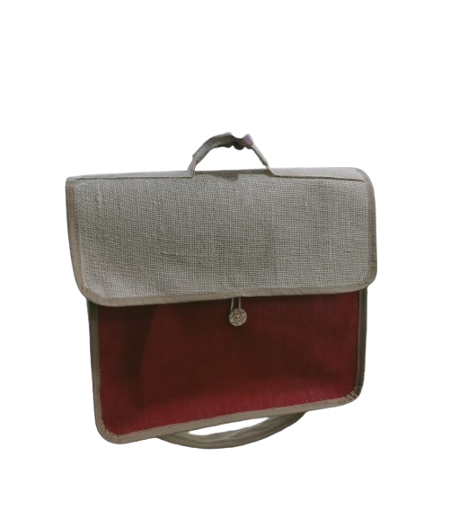 Jute Sling Bag - Color: Red