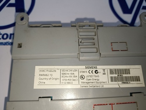 Siemens Polycool Rwr462.10 Superheat Controller V1.02 B0022 - Application: Industrial