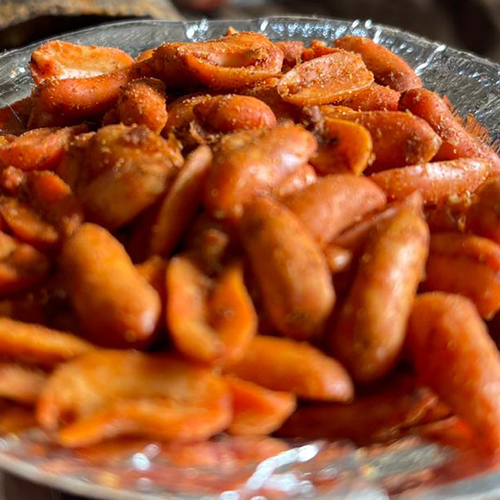 लाल मिर्च दाना मूँगफली