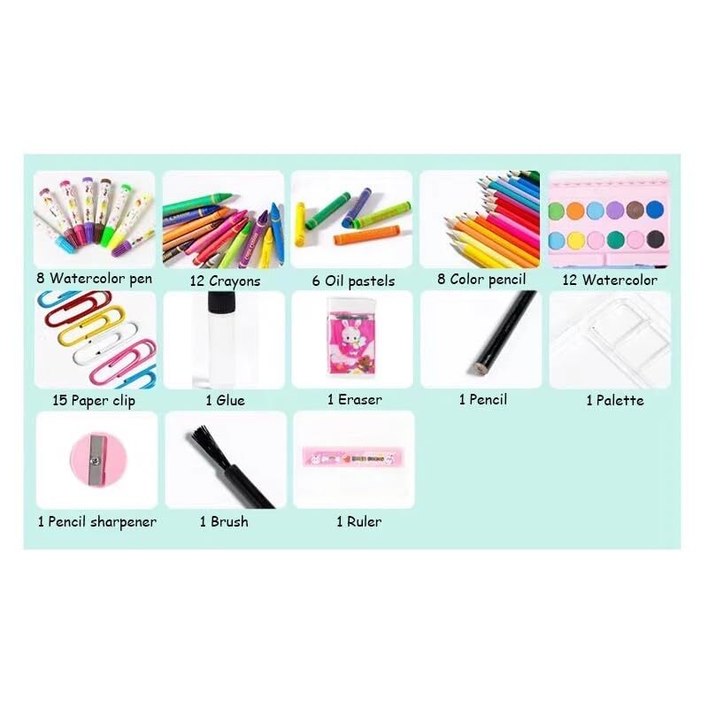 68 Pcs Colour Box