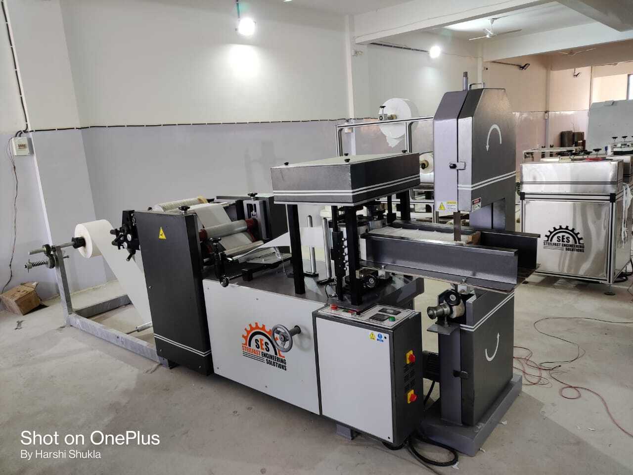 Double Embossing And Double Printing Automatic Paper Napkin Making Machine - Color: As Per Requirement
