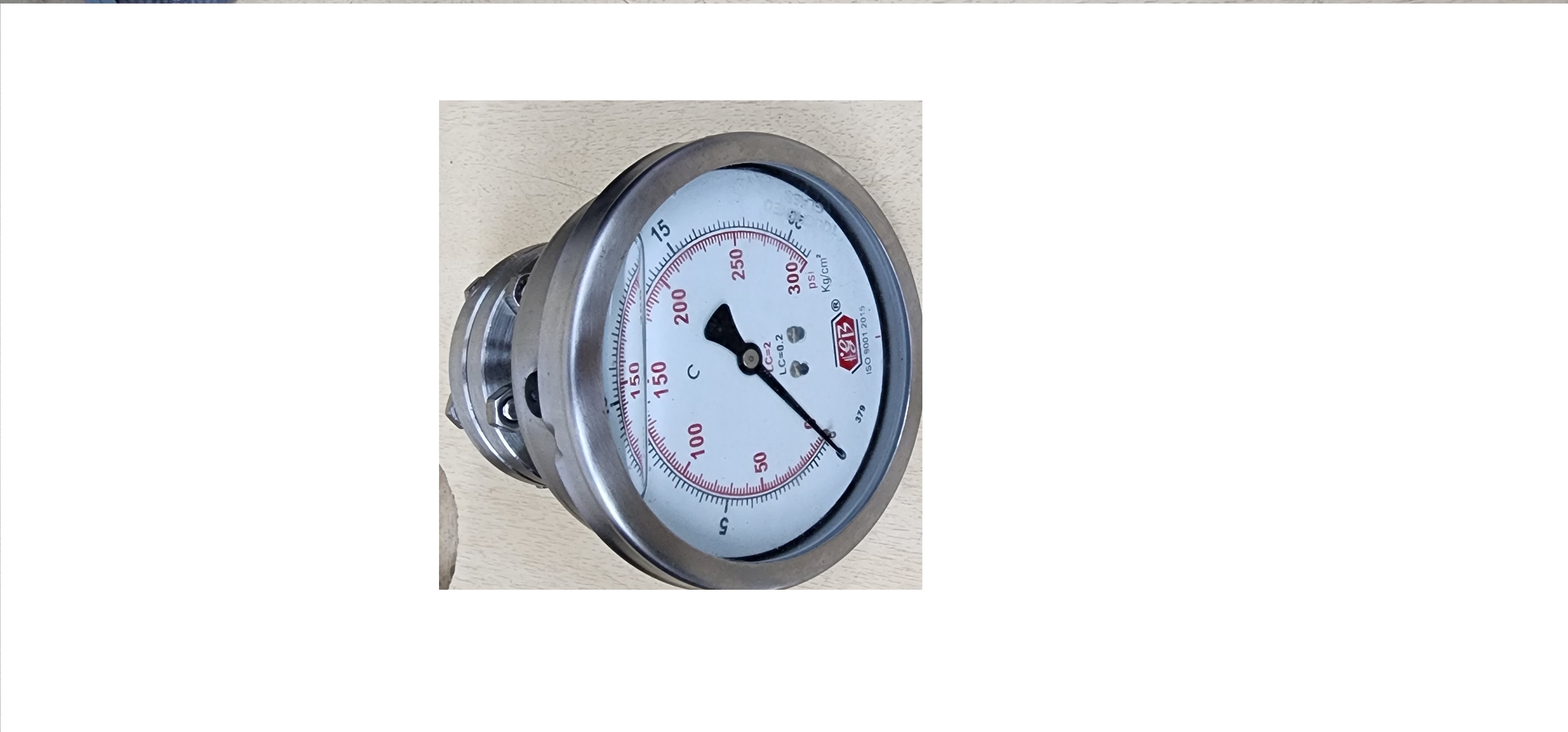 Diaphragm Pressure Gauge Back Contention