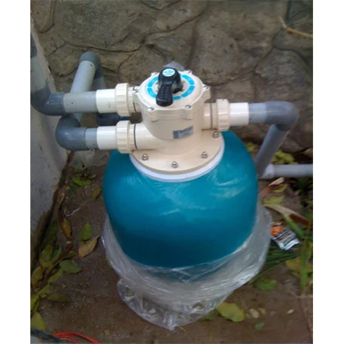 Blue-white Swimming Pool Sand Filter And Pump