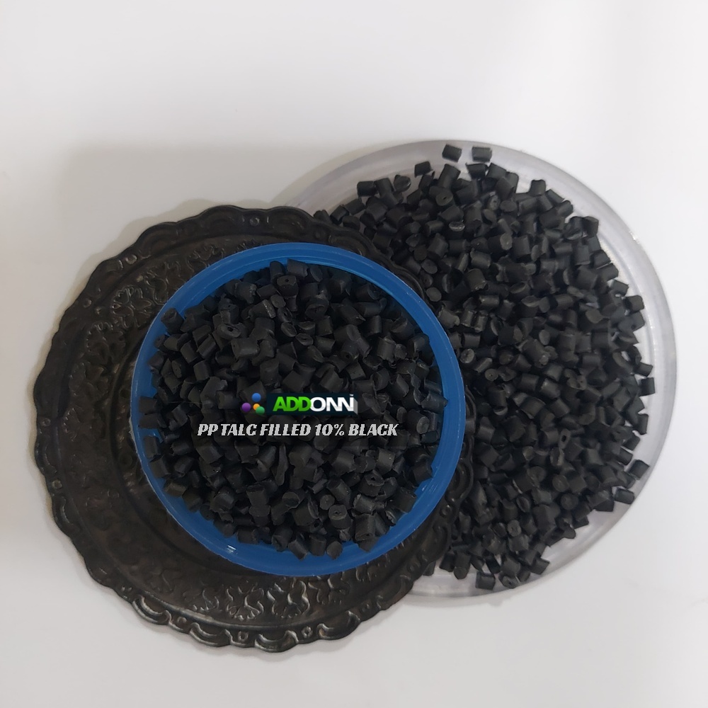 Pp Tf 10% Black Plastic Raw Materials - High-quality Polypropylene Granules, Injection Molding Grade, Good Chemical Resistance, Excellent Fatigue Resilience