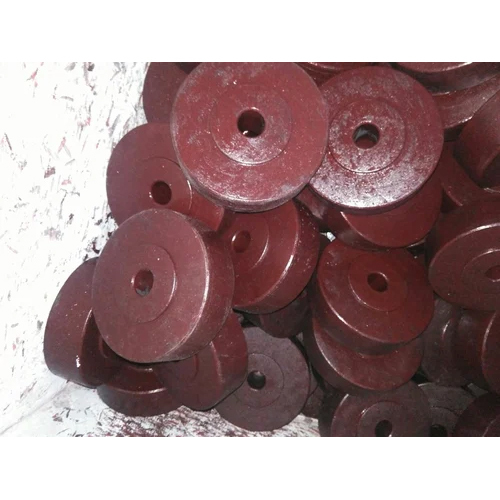 Polymer Solid Wheel - Maroon 2-14 Inch | Industrial Use, Durable Polymer Material, Versatile Size Range