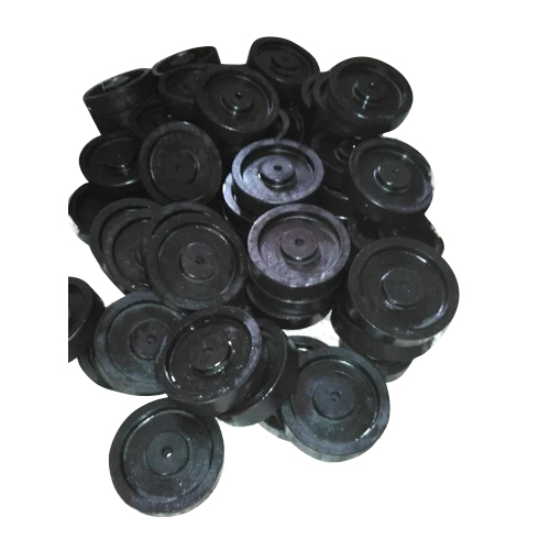 Black Polymer I Type Wheel - Polymer Material, Various Sizes Available, Sleek Black Finish | Durable for Industrial Applications