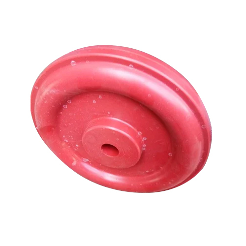 Polypropylene Co Polymer Wheels - 2-14 Inch | Red, Industrial Usage