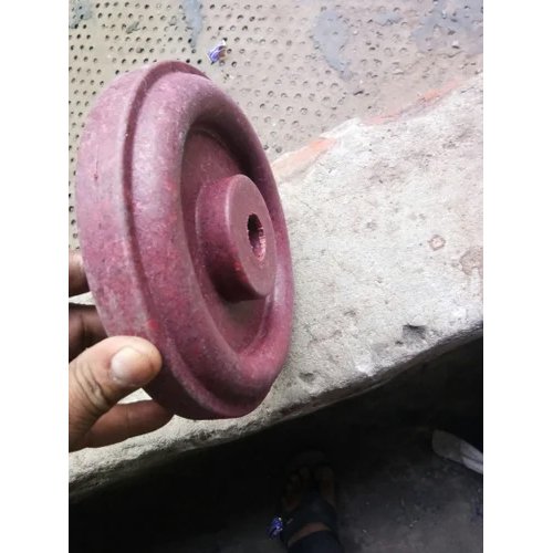 Polymer Wheels - Industrial Grade, Various Sizes Available , Red Color for Enhanced Visibility and Versatile Application