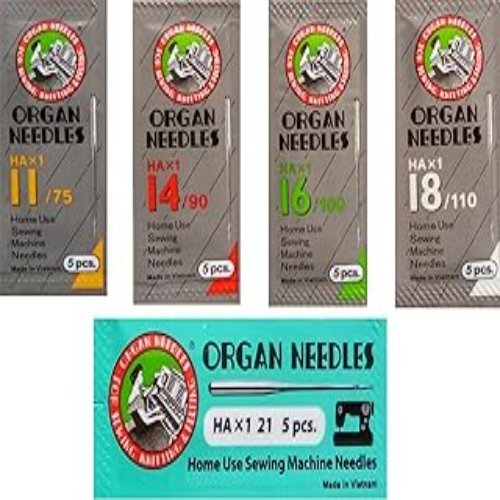 Oragan Sewing Machine Needles - Stainless Steel Sizes Ha-11 14 16 18 21 Color Silver | Ideal For Precision Sewing Tasks