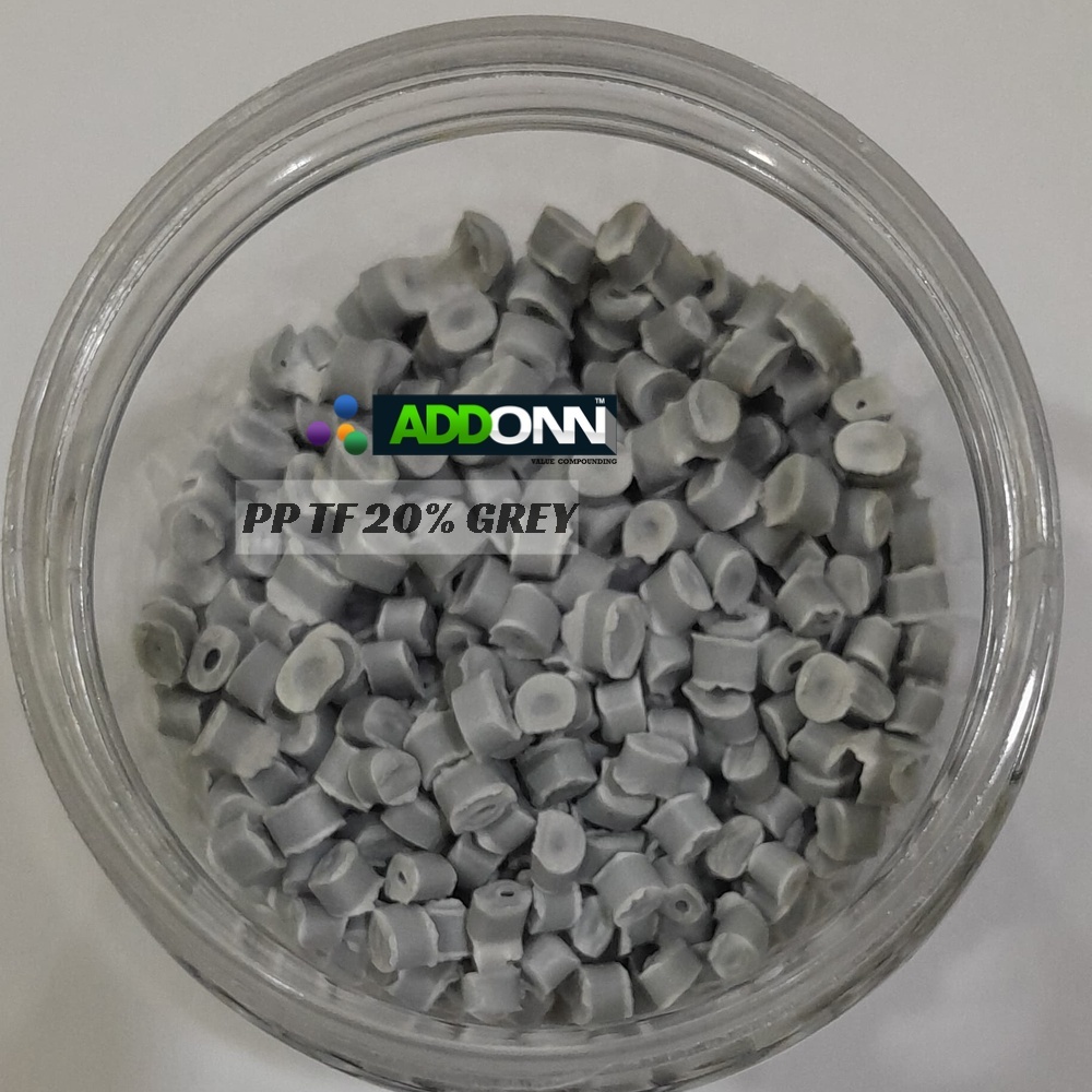 Pp Talc Filled Polypropylene Masterbatch - 20% Talc, Grey, Grade A | High Quality, 150-200â°c Melting Point, 21.5 Mpa Tensile Strength, Excellent Flexural And Fatigue Resistance
