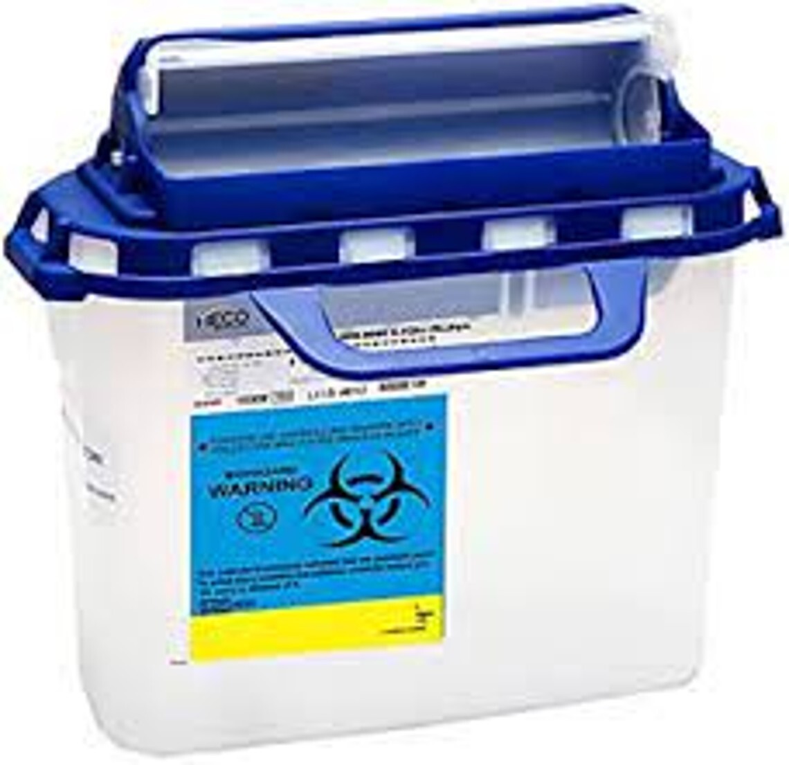 Shieldcollector - 5 Liter Plastic Container | Hands-free Disposal, Visible Fill Indicator, Compliance With Indian Standards