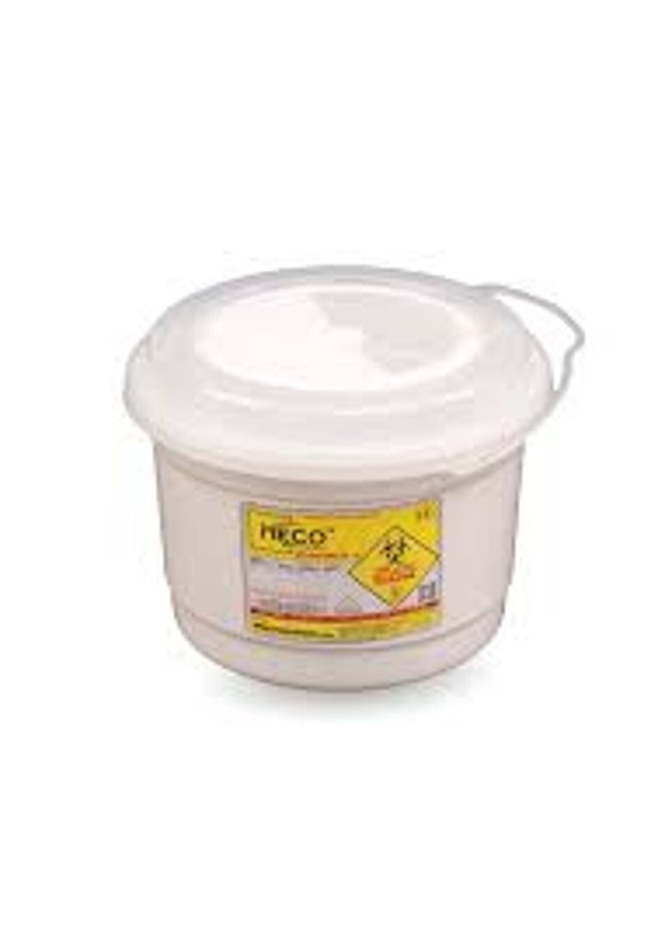 Kavach 1.5k - Translucent Polypropylene Sharp Collector, 1.5 Liter Capacity, Ergonomic Handle, Dual Opening Sliding Tops, Leak Resistant Design