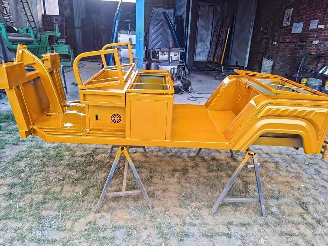 E Rickshaw Chassis Body With Paint - Material: Ms