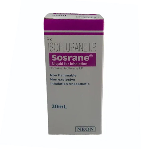 Sosrane 30 Ml Liquid - Ingredients: Isoflurane (100%)