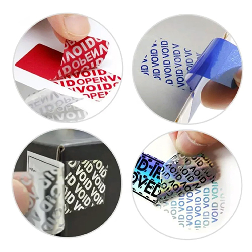 Tamper Evident Void Seals Sticker - Pvc Material, Customized Size, Variety Of Colors | Soft Hardness, 3-side Seal Packing, Warranty Included