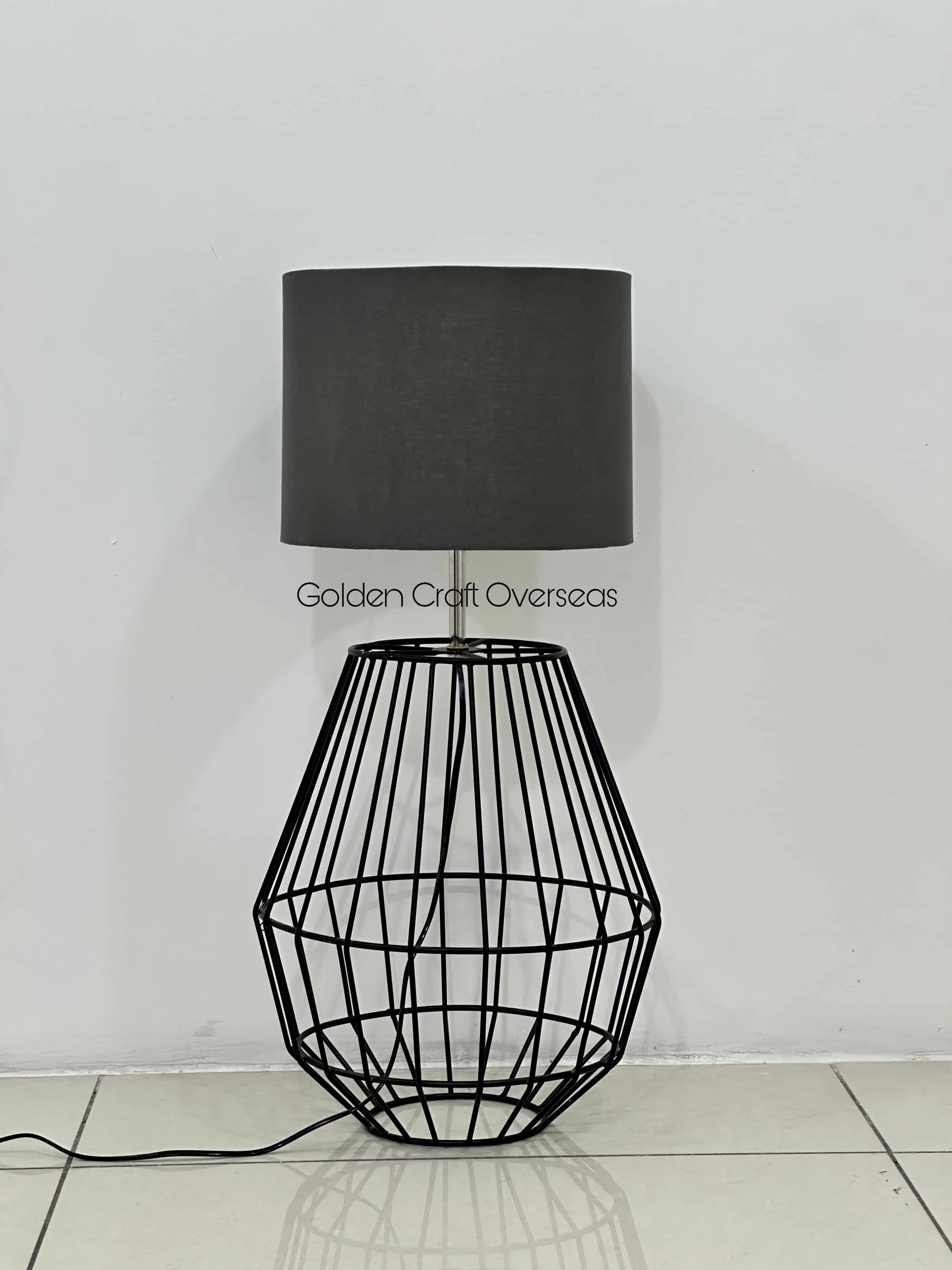 Metal Table Lamps - Color: Black