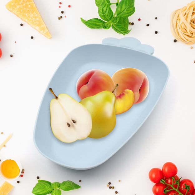 Carrot Shape Plate Dish Snacks - Bpa Free, 30x18x5 Cm, Colorful Design | Non-toxic Plastic, Microwave & Dishwasher Safe, Fun Eating Experience For Kids