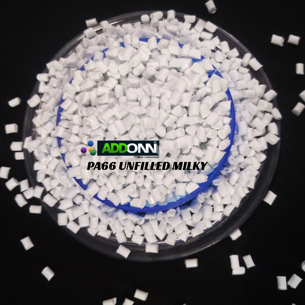 Polyamide 66 Pa66 White Natural Plastic Pellets Nylon 66 Plain Milky - 25 Kilograms Injection Moulding Grade High Quality Material