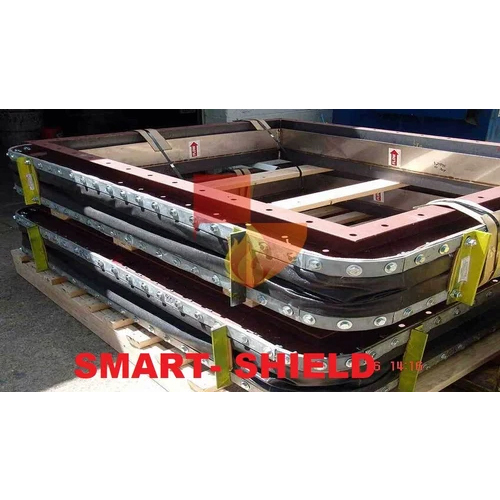 Metallic Expansion Bellow - Stainless Steel, Round Shape, Gray Powder Coated Finish | High Temperature Resistance, Corrosion Protection, Vibration Absorption