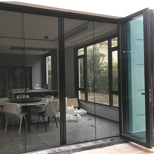 Polyester Pleated Mosquito Net For Door