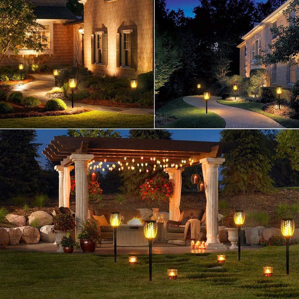 Ugaoo Solar Mashal Torch Light - Pvc Material, 836 Mm Size | 96 Led Flickering Flame, Eco-friendly Dusk-to-dawn Illumination, Waterproof Design, 3 Versatile Lighting Modes