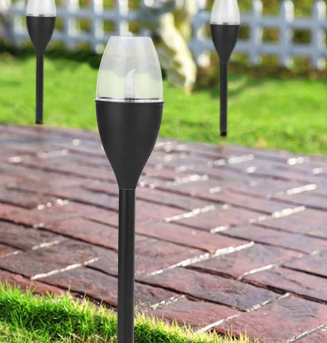 Ugaoo Solar Mashal Torch Light - Pvc Material, 836 Mm Size | 96 Led Flickering Flame, Eco-friendly Dusk-to-dawn Illumination, Waterproof Design, 3 Versatile Lighting Modes
