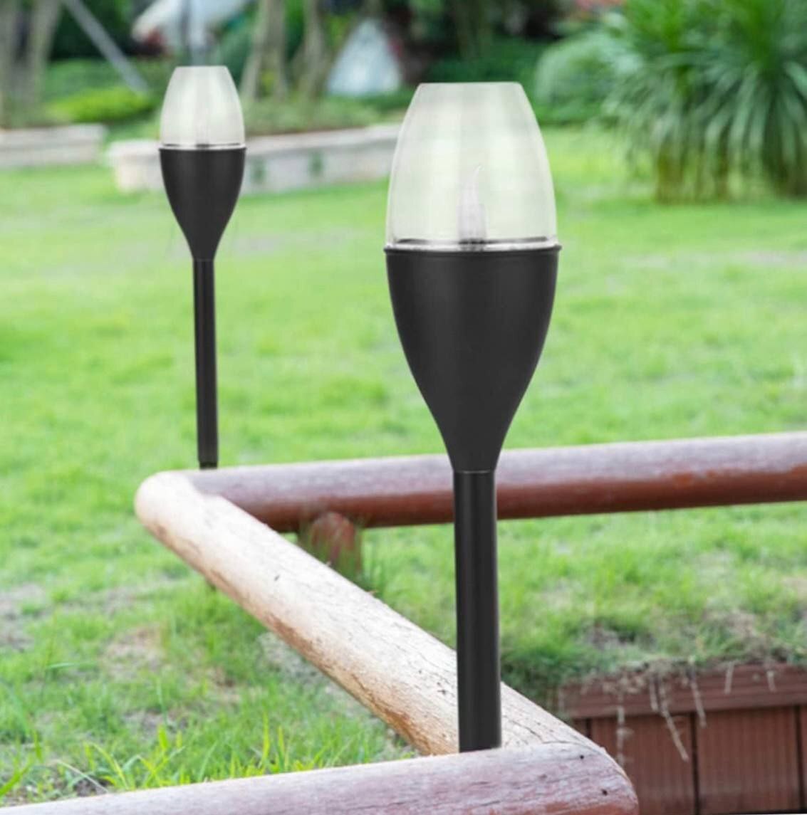 Ugaoo Solar Mashal Torch Light - Pvc Material, 836 Mm Size | 96 Led Flickering Flame, Eco-friendly Dusk-to-dawn Illumination, Waterproof Design, 3 Versatile Lighting Modes