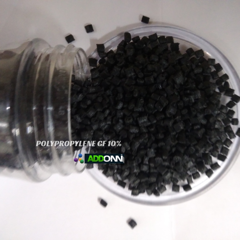 Pp Gf 10% Black Plastic Raw Materials Pp Glass Filled Pellets