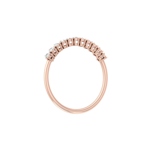 Diamond Rose Gold Ring Very Good