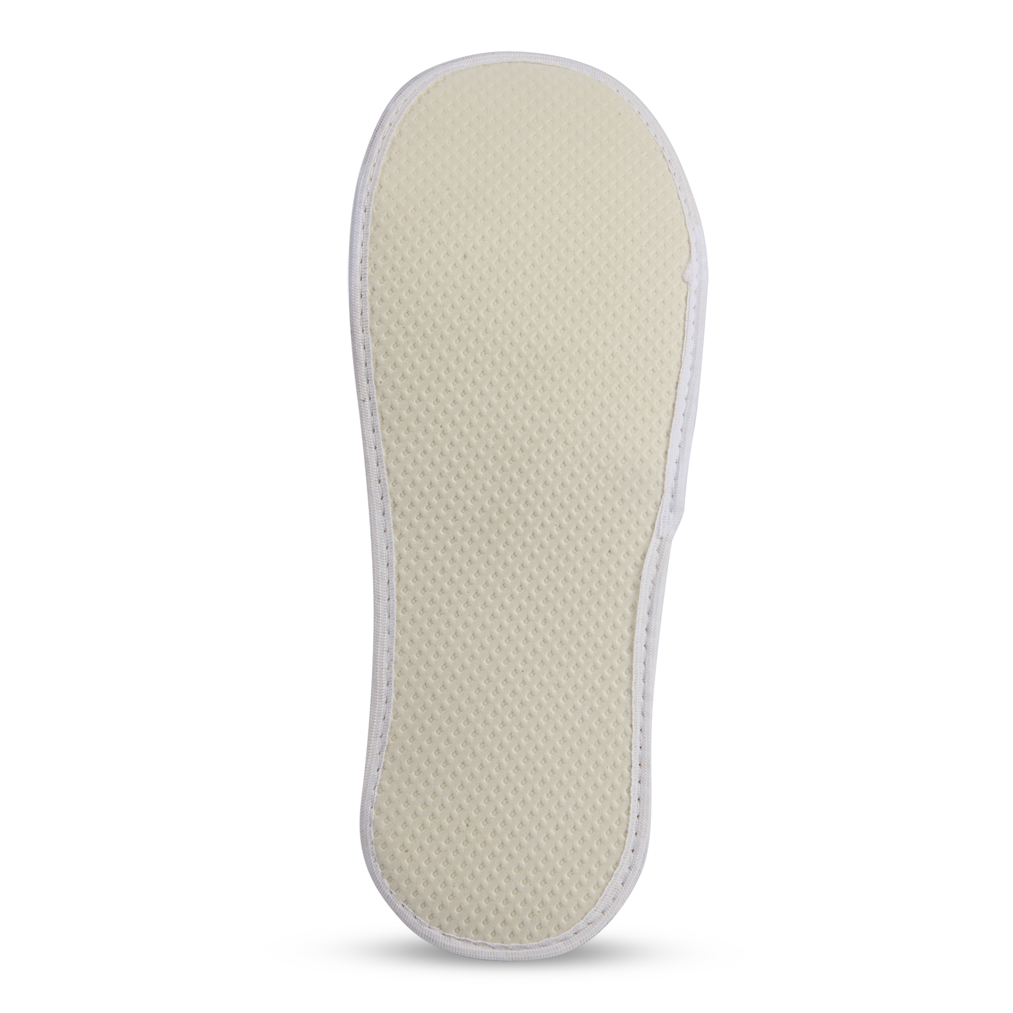 Disposable Terry Slipper - 2mm Eva Sole, Unisex Free Size, Plain White Terry Fabric
