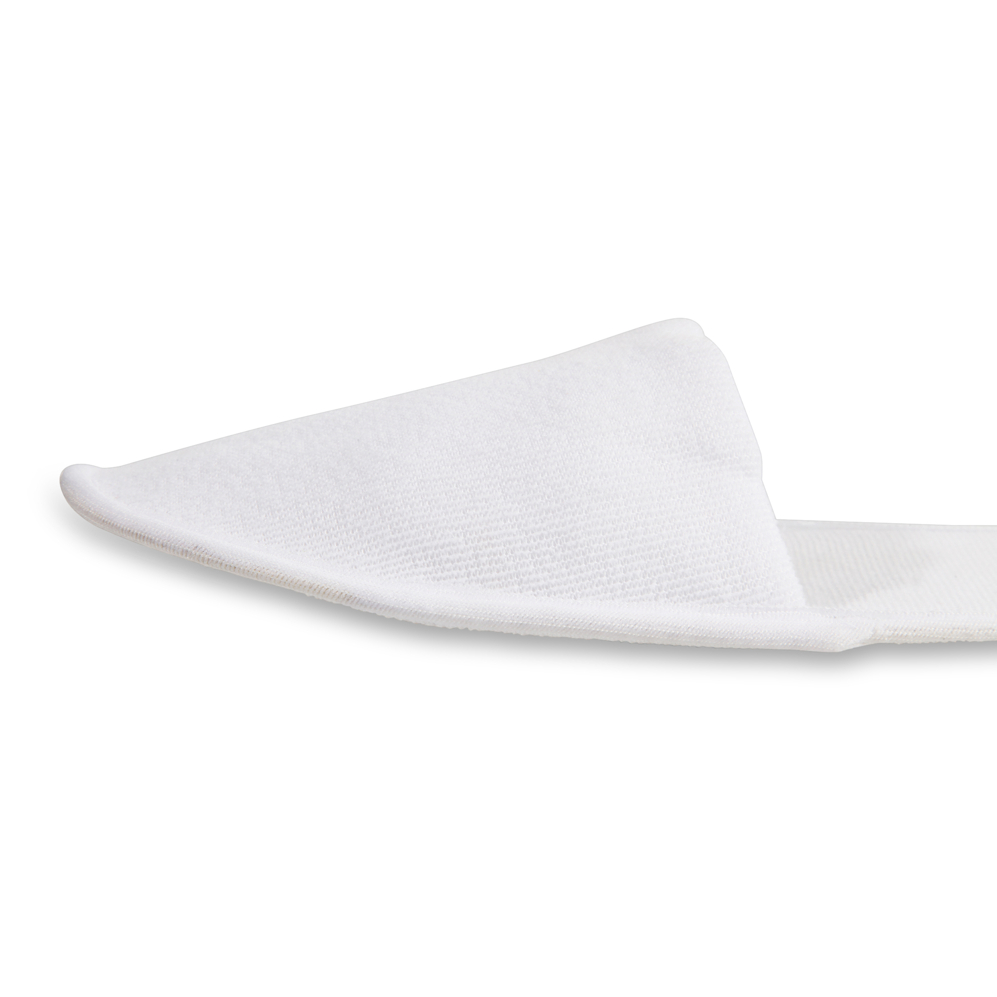 Disposable Terry Slipper - 2mm Eva Sole, Unisex Free Size, Plain White Terry Fabric