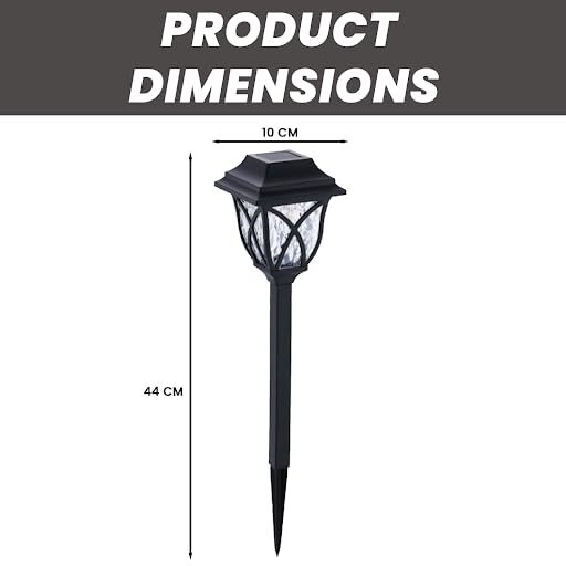 Crystal Solar Light - Pvc Material, 25 Grams Weight | Black Color, Solar-powered Sparkle, Dazzling Crystal Design, Automatic Dusk-to-dawn Operation