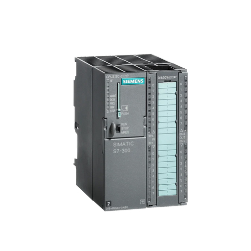 SIMATIC S7-300 - CPU 313C-2 DP Compact, 16 Digital Inputs/Outputs, 3 High-Speed Counters (30 kHz), Integrated Power Supply 24V DC, Work Memory 128KB, Compact Size 80x125x130 mm, Grey Color, 9W Power Consumption, 1-Year Warranty