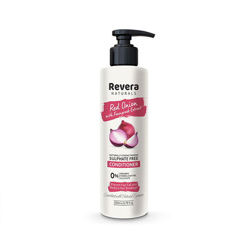 Revera Red Onion & Fenugreek Hair Conditioner - Natural Extract Blend For Deep Moisturization Boosts Hair Growth Reduces Hair Fall Rejuvenates Shine - Ideal For Fragile Hair