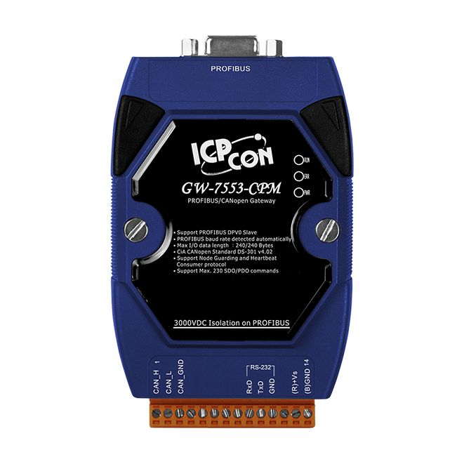 PROFIBUS से CANopen गेटवे