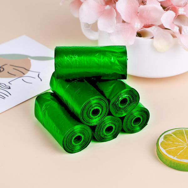 Green Compostable Corn Starch Garbage Bags