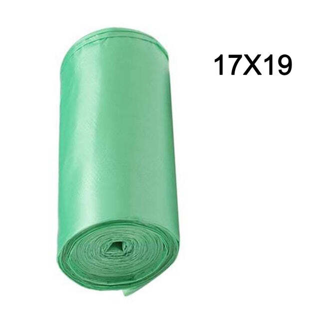 Green Compostable Corn Starch Garbage Bags