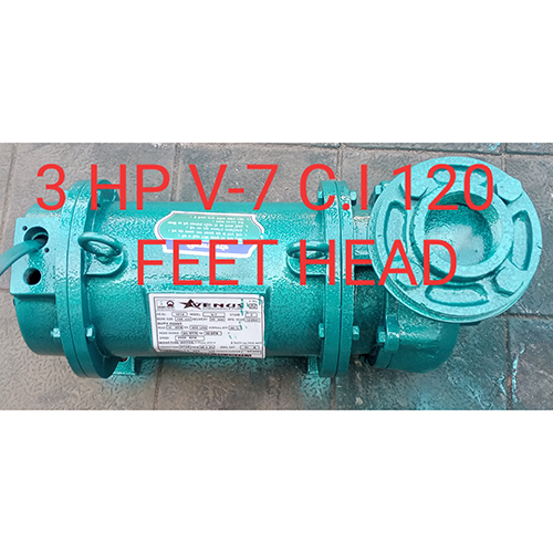 V-7 C.I 120 Feet Head 3 Hp Openwell Submersible  Pump Efficacy: Ie4