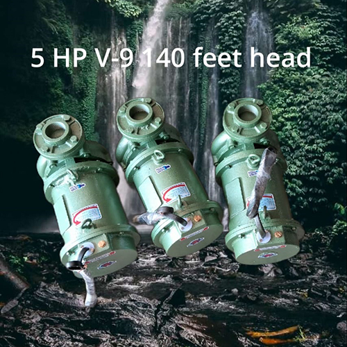 5HP V-9 140 फीट हेड पंप सेट