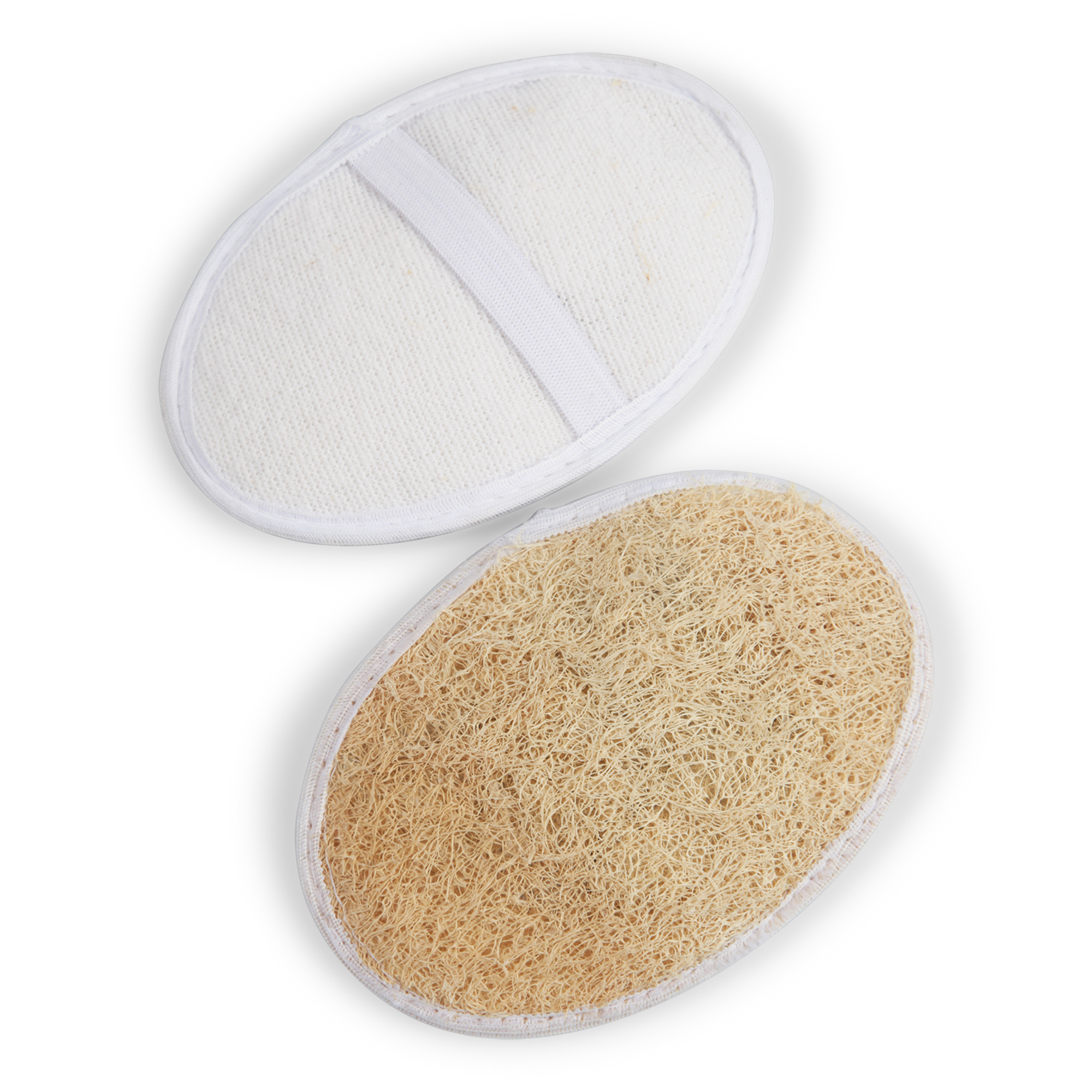Disposable Loofah Sponge - Natural Multi-use Oval Design, White Color | Eco-friendly Hotel Essentials For Enhanced Guest Experience