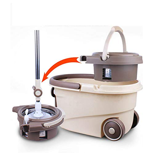 Spin Mop With Wheel - Color: Gray
