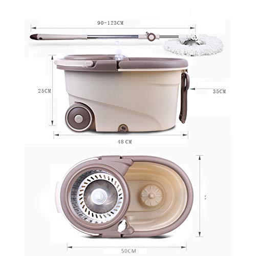 Spin Mop With Wheel - Color: Gray